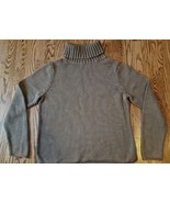 GANDER MOUNTAIN Sweater 100% Cotton Sage Olive Green GUIDE SERIES Turtle... - €19,97 EUR