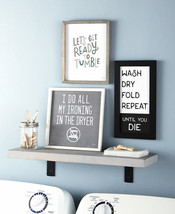 Laundry Room Wall Art Prints Funny Edgy Farmhouse Decor Quotes Signs Pictures - £11.05 GBP+