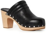 NEW $348  Paige Robbie Studded Clog In Black Leather Women&#39;s Size 9 M - $39.57