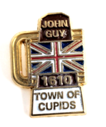 John Guy Flag Site Union Jack Union Town of Cupids NL Canada Enamel Pin ... - $12.99