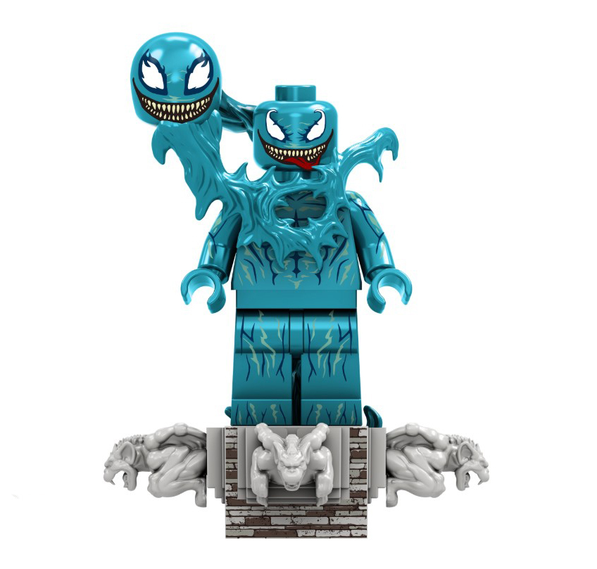 Riot Venom Gargoyle Base Marvel Spider-Man Custom Minifigures - $8.81