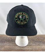 Notre Dame Fighting Irish New Era Low Profile Hat Black Vintage Size 7 5/8 - £31.47 GBP