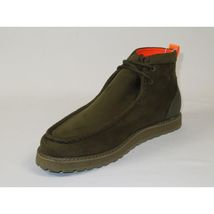Men's TAYNO Wallabee Style Chukka Boots Soft Micro Suede MOJAVE S Olive image 10