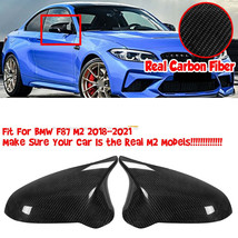 Brand New 2019-2021 BMW M2 F87 Real Carbon Fiber Side View Mirror Cover Caps - £79.08 GBP