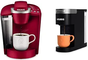 Keurig K-Classic Single Serve K-Cup Pod Coffee Maker, Rhubarb &amp; K- Slim Single S - £346.00 GBP