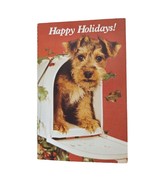 Postcard Happy Holidays Yorkie Dog Christmas Mailbox North Shore Animal ... - $6.64 CAD