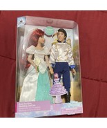 Disney Parks Ariel and Eric Wedding Doll Set – The Little Mermaid New - $94.30 CAD
