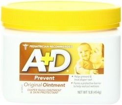 A+D Original Ointment, Diaper Rash &amp; All-Purpose Skincare Formula - 1 lb Jar - £27.17 GBP