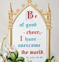 A Holy Easter 1900s Victorian Postcard Embossed Germany Berlin St John P... - $19.99