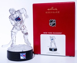 Hallmark New York Rangers - Lighted Hockey Player - NHL Keepsake Ornament 2021 - £19.03 GBP