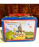 Walt Disney World Magic Kingdom Fab 5 Mini Metal Lunchbox Tin - £15.57 GBP