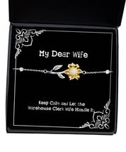New Wife, Keep Calm and Let The Warehouse Clerk Wife Handle It, Sarcasm Holiday  - £39.12 GBP