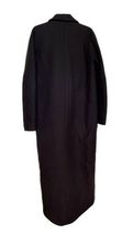 Long Haider Ackermann Cowl Neck Wool Dark Gray Coat Sz 42 Made in Belgium Women image 13