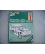 Mazda MPV mini-van, Haynes Repair Manual, Service Guide 1989-1994. Book - $8.32