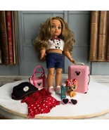 Disney ily 4EVER Mickey 18&quot; Strawberry Blonde Doll w/pet Suitcase Bag Cl... - $608.88 MXN