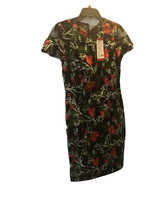 Carmen Marc Valvo Sz 6 Embroidered Floral Dress Retail $370 Gorgeous Dress - £43.89 GBP