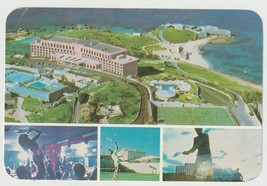 Holiday Inn St. George&#39;s Bermuda Vintage Postcard Unposted (Hand Dated 1977) - £2.73 GBP