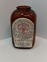 Antique Vintage Tobacco Scotch &amp; Rappee Snuff Bottle - Levi Garrett &amp; Sons - £14.92 GBP