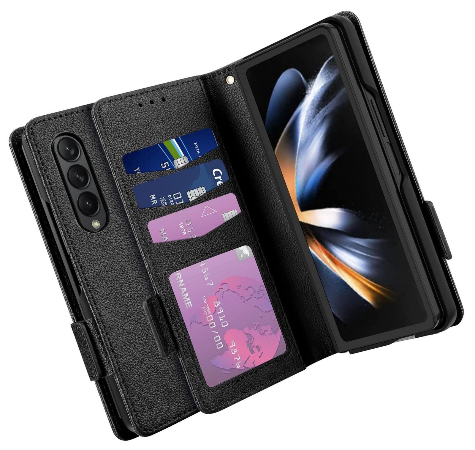 for Galaxy Z Fold 4 5G Case Z Fold 4 Case Wallet PU
