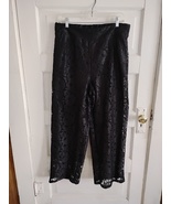 Studio 1886 Elegant Black Lace Pants Size 12-14.  Worn once.   - $25.00