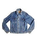 Levi&#39;s Denim Trucker Jean Jacket Men&#39;s Blue USA Made 71506-0216 Size 42L - €42,94 EUR