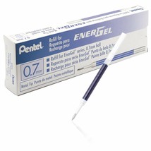 12 Pentel Refill Ink BL57/BL77 EnerGel Liquid Gel Pen, 0.7mm, Metal Tip,... - £21.23 GBP