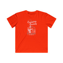 Youth Fine Jersey Camping T-Shirt: Hike, Explore, Adventure - £17.01 GBP