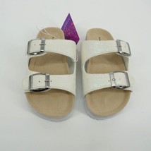 Rampage Girls Shimmer White Slip On Sandal Size 12 New In Box $40 - $17.82