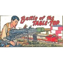 BATTLE OF THE TABLE-TOP BILLBOARD GLOSSY STICKER 3&quot;x1.5&quot; - £3.13 GBP