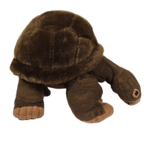 Wild Republic Plush Turtle Galapagos Tortoise Cuddlekins Stuffed Animal 2006 11&quot; - £10.24 GBP