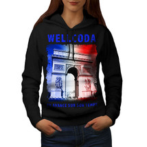 Wellcoda Paris Triophe Wellcoda Womens Hoodie, Saint Casual Hooded Sweatshirt - £28.59 GBP