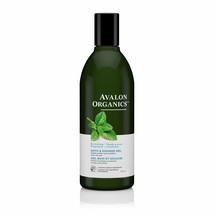 Avalon Organics Revitalizing  Bath &amp; Shower Gel, Peppermint, 12 fl oz - £16.05 GBP