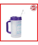 Contemporary 32 oz Hospital Cup with Straw - Precision Measuring &amp; Insul... - $44.06 CAD