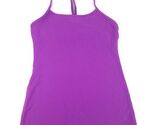 LULULEMON Power Y Tank Size 9 Power Purple Luon Coolmax Yoga Gym Activewear - $23.99