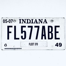 2007 United States Indiana Marion County Fleet License Plate FL577ABE - £13.23 GBP