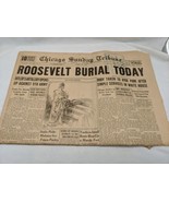 Chicago Sunday Tribune April 15 1945 Newspaper - $32.08