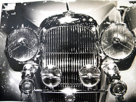 Vintage Classic Car Photo, Real, Large, Black and White, Fine Art Photography  - £19.18 GBP