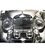 Vintage Classic Car Photo, Real, Large, Black and White, Fine Art Photog... - £18.76 GBP