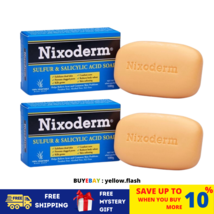 2 paquetes de NIXODERM Sulphur &amp; Salicylic Acid Soap 100g - Acné/Problem... - £22.34 GBP