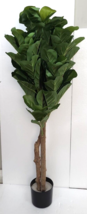 4Ft Fiddle Leaf Fig Tree Artificial Greenery Plant Home Office Decoration - £66.67 GBP