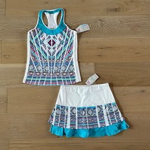 Lucky In Love 2 pc Tank &amp; Skirt/Skort Tennis Outfit Small 4/6 NWT - $1,595.34 MXN