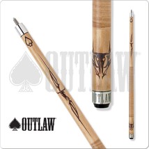 Outlaw OL11 Pool Cue Long Horn and Tribal Style 19oz Free Shipping! - £161.86 GBP