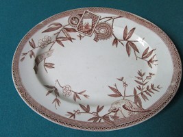 “Wedgwood” 1880s  Pottery  /England 10&quot; Oval Tray Louise Pattern Aesthet... - $123.75