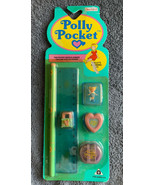 POLLY POCKET 6pc POLLY’S DRAWING SET NEW SEALED BLUEBIRD VINTAGE 1991 - £131.49 GBP