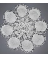 Handmade Paraguayan Ñandutí (Individual, Round, Small White) - $19.18 CAD