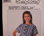 Simplicity Pattern 7933 Misses&#39; Pullover Top Sz 14,16 - £12.04 GBP