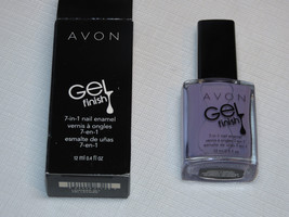 Avon Gel Finish 7-in-1 Nail Enamel Lvndr 12 ml 0.4 fl oz nail polish man... - $11.83
