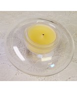 Clear Glass Partylite Bubble Floater Tealight Candle Holder  - $10.11 CAD