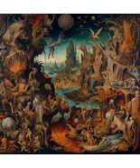 AI art Hieronymus Bosch style apocalypsis - $32.82 - $854.41