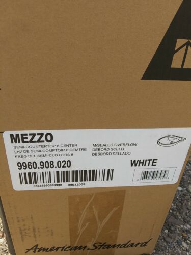 American Standard Mezzo Drop-In Semi-Countertop Bathroom Sink 8in. - $5.89